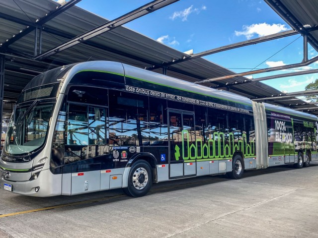 BYD y Marcopolo probarán autobuses articulados 100% eléctricos en Curitiba