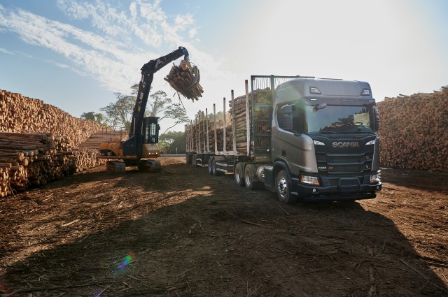 Scania presentó en Brasil la nueva generación de camiones: aquí Forestal