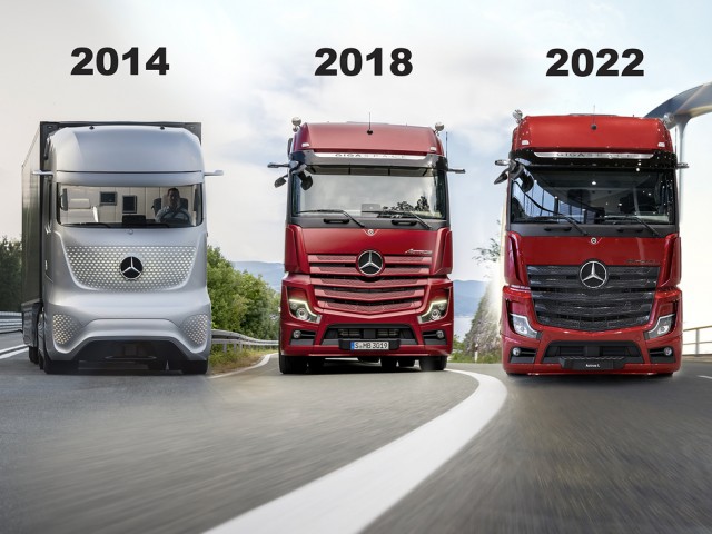 Segunda generación de MirrorCam: Mercedes-Benz Trucks está desarrollando algunos detalles importantes del sistema de cámara de espejo