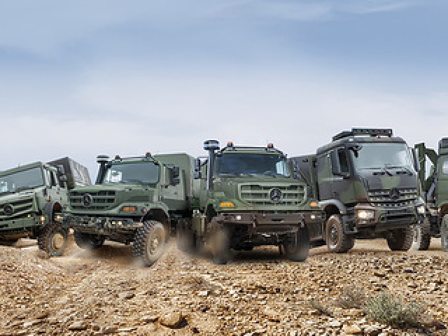 Creado para desafíos logísticos y tácticos: Mercedes-Benz Special Trucks exhibirá camiones militares hechos a medida para operaciones exigentes incluso en condiciones extremas en IDEX 2023 en Abu Dhabi