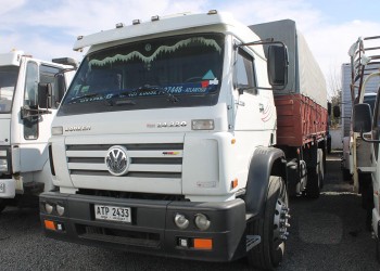 Volkswagen Worker 24220 con volcadora granelera y zorra Viscazo