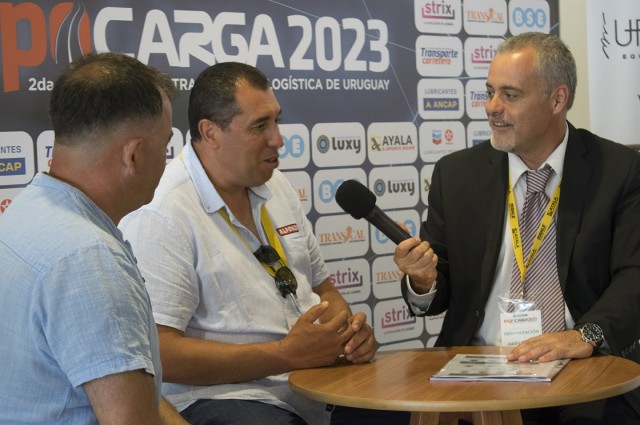 EXPOCARGA 2023: Alexander Moreira (secretario) y Edgard Alfonzo (presidente) de AFITRAC