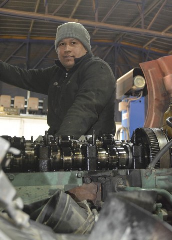 ÁLVARO RAMIREZ, MECÁNICO de Volvo