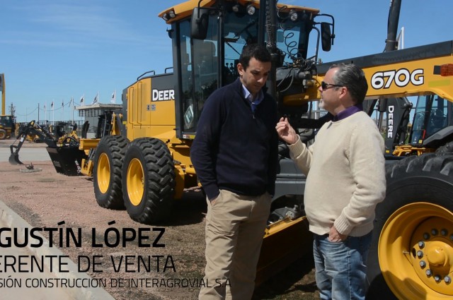 Interagrovial con novedades en maquinaria en Uruguay: Deere y Hitachi