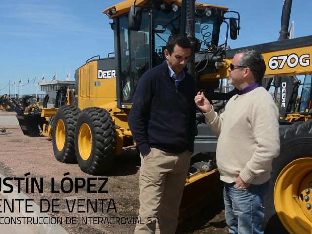 Interagrovial con novedades en maquinaria en Uruguay: Deere y Hitachi