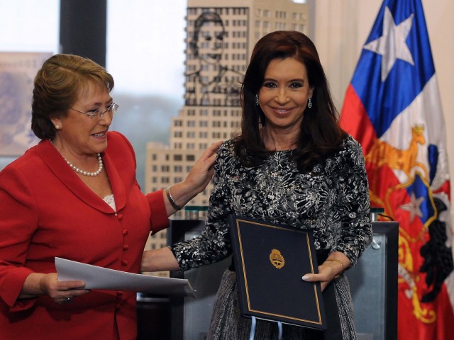 Las Presidentas de Argentina y Chile relanzaron el Tratado de Maipú