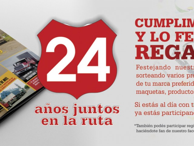 Transporte Carretero cumple 24 años regalando