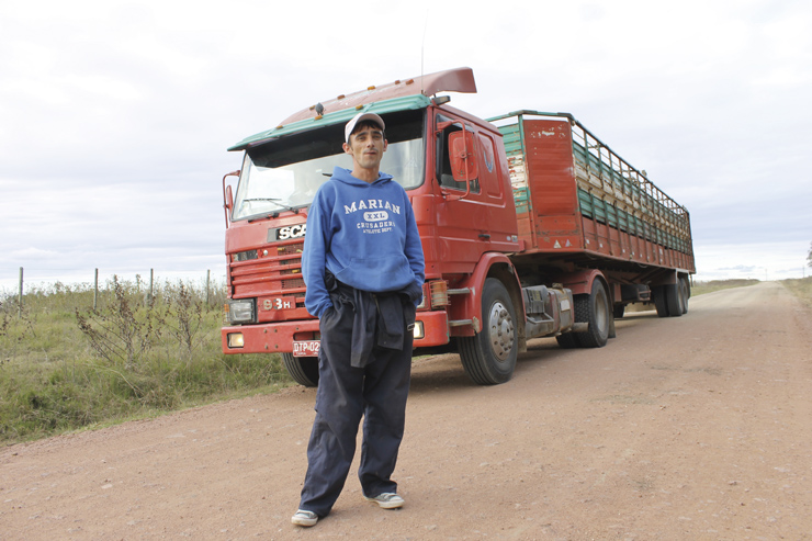 Los jóvenes en el transporte de hacienda