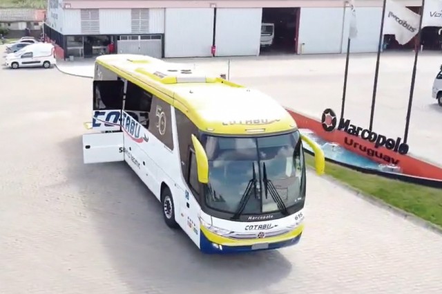 Nuevos buses Marcopolo en Uruguay: empresa COTABU