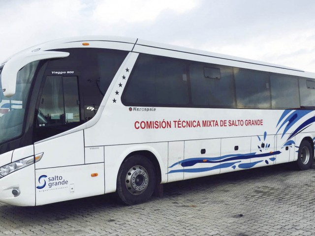 Dos nuevos Marcopolo Viaggio 900 para la Comisión Mixta de Salto Grande