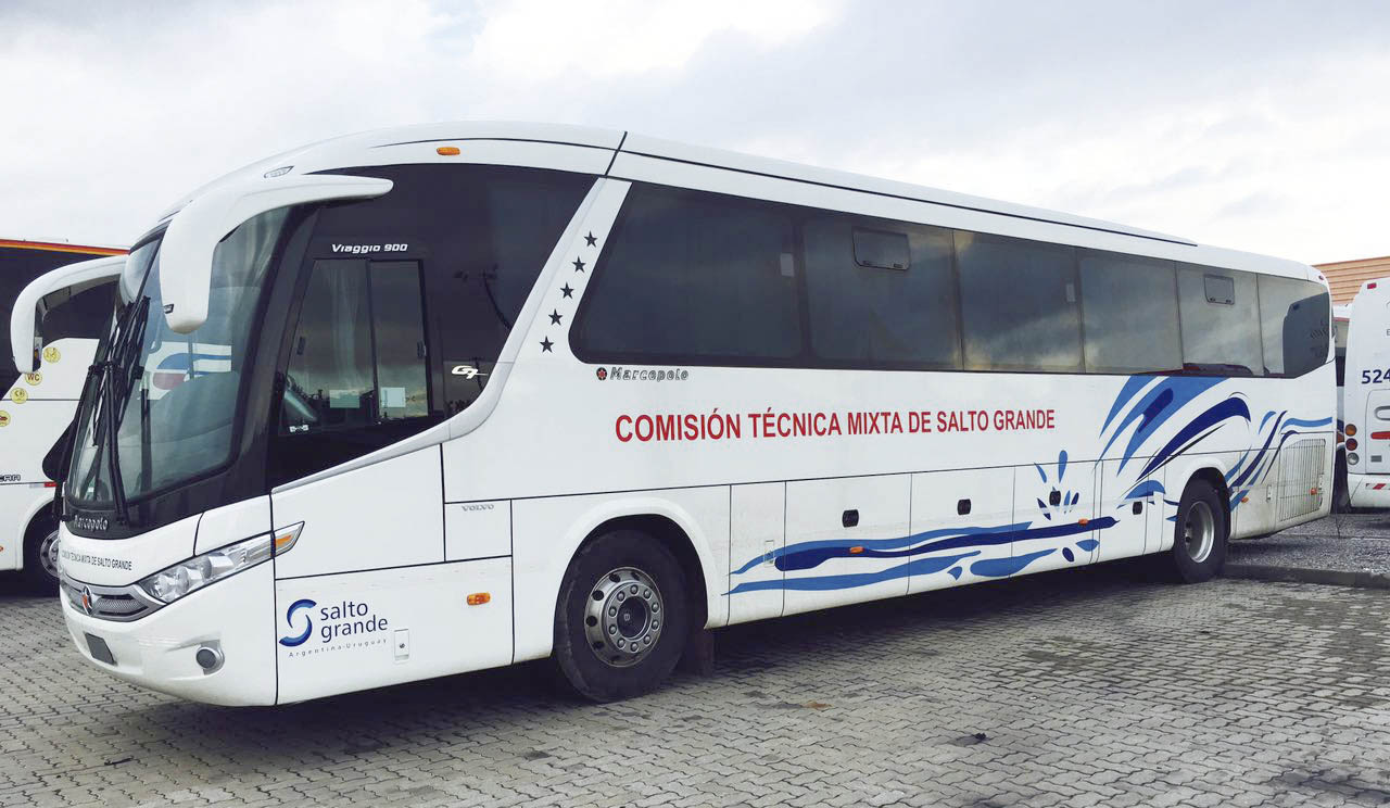 Dos nuevos Marcopolo Viaggio 900 para la Comisión Mixta de Salto Grande