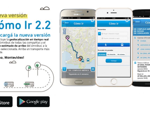 Conocé la nueva versión de Cómo Ir: Ahora podés ver venir el ómnibus desde tu celular