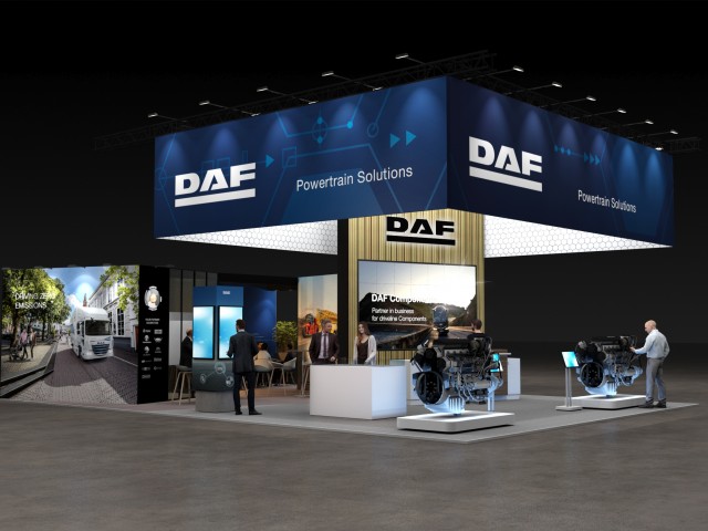  Busworld 2023 de Bruselas: DAF Components presenta nuevas cadenas cinemáticas para autocares y autobuses