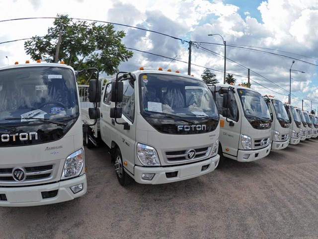 Vialidad adquirió 22 camiones para renovar flota de vehículos para bacheo de calles en el interior del país