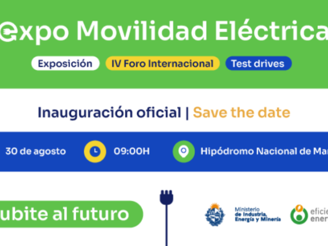 Expo Movilidad Eléctrica será el 30 y el 31 de agosto