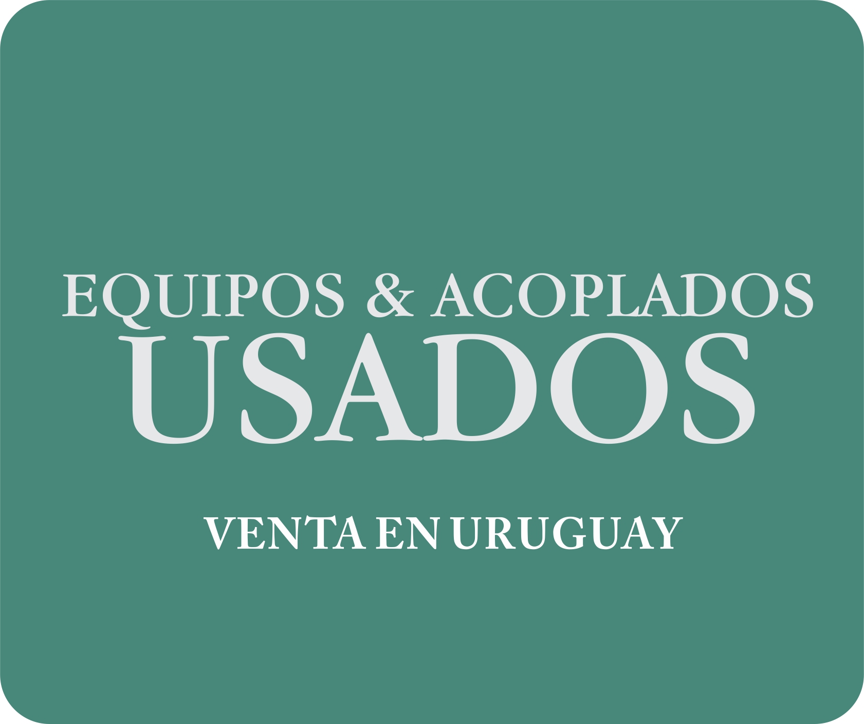 USADOS | Equipos & Acoplados