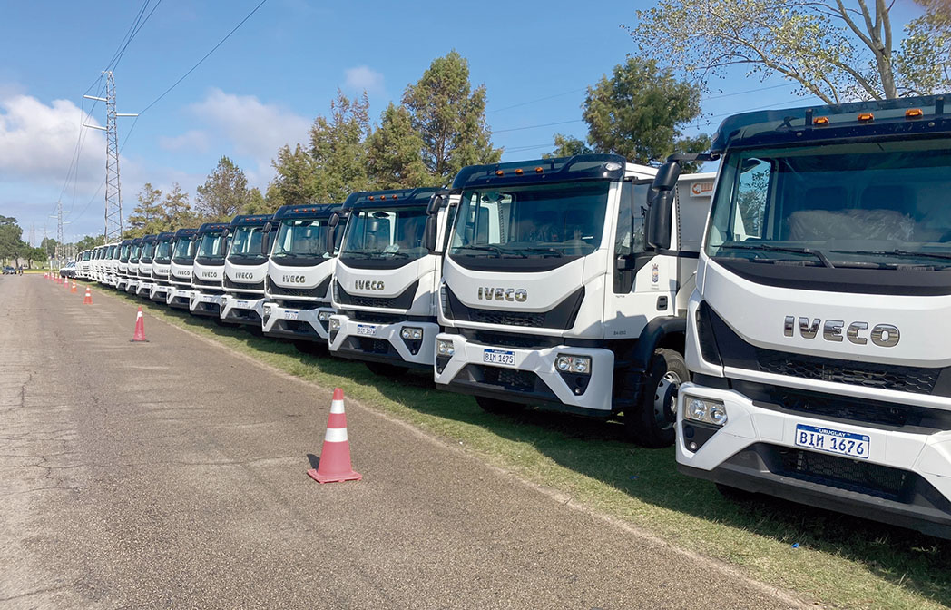 Intendencia de Maldonado incorpora camiones IVECO para reforzar su desempeño