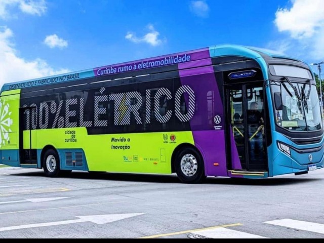 El futuro bús eléctrico Volkswagen llega a Curitiba