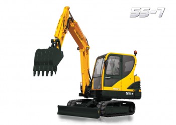 HYUNDAI Excavadora Pequeña R55-7 / Equipos para la construcción