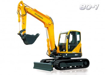 HYUNDAI Excavadoras Pequeñas R80-7 / Equipos para la construcción 