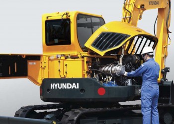 HYUNDAI Excavadoras Pequeñas R80CR-9A/ Equipos para la construcción 