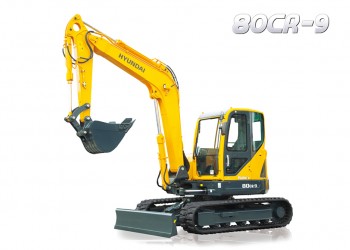 HYUNDAI Excavadoras Pequeñas R80CR-9/ Equipos para la construcción 