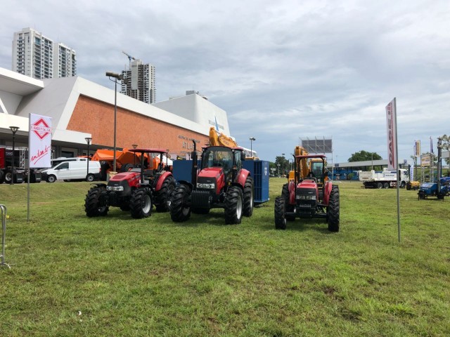 Los tractores Case IH se destacaron en Expo Máquina en Panamá