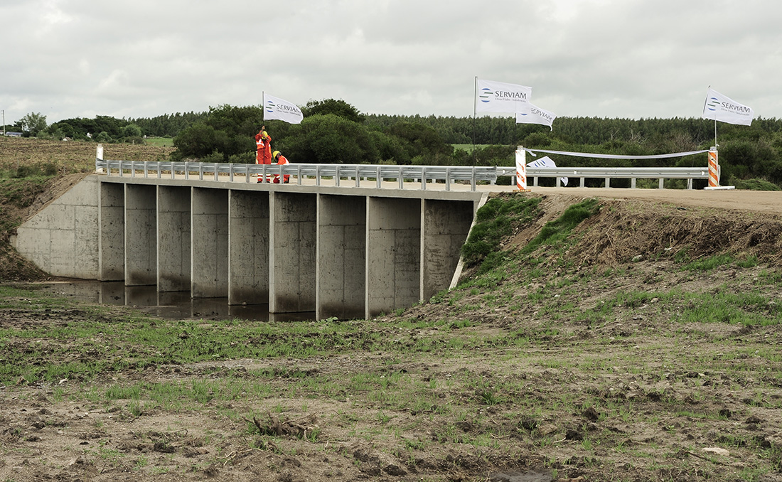 Se inauguró el puente que une Lares y Perseverano