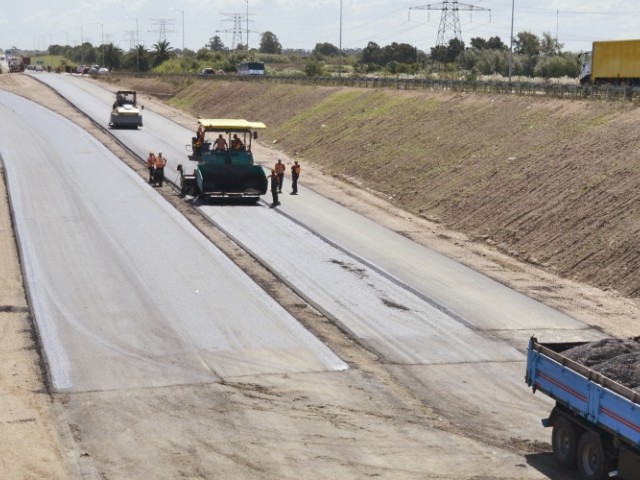 Avanzan obras en intercambiadores de Ruta 1 con Tomkinson y Cibils