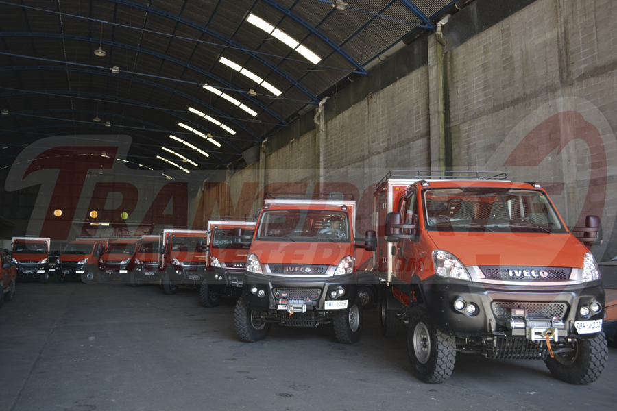 UTE adquirió ocho Iveco Daily 4x4