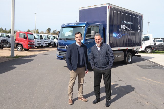 Los nuevos Volkswagen E-Delivery ya están operando en Montevideo