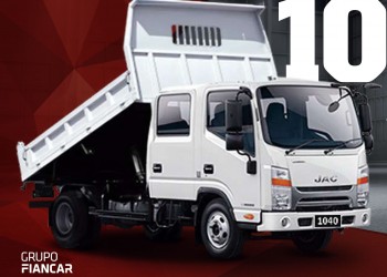 JAC 1040 KRIT | DOBLE CABINA VOLCADORA - CAPACIDAD DE CARGA: 2.3 T