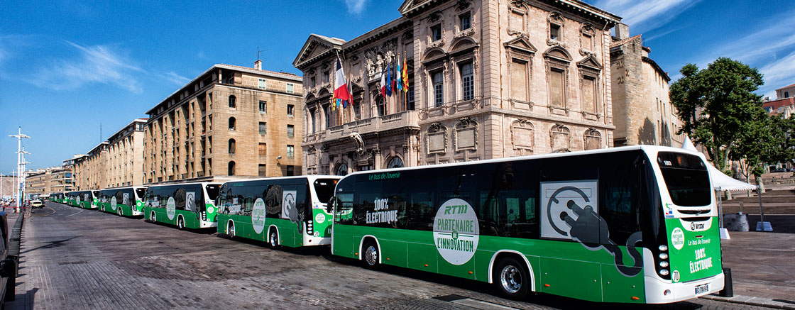 Seis autobuses lrizar i2e inauguran la primera línea 100% eléctrica de Francia