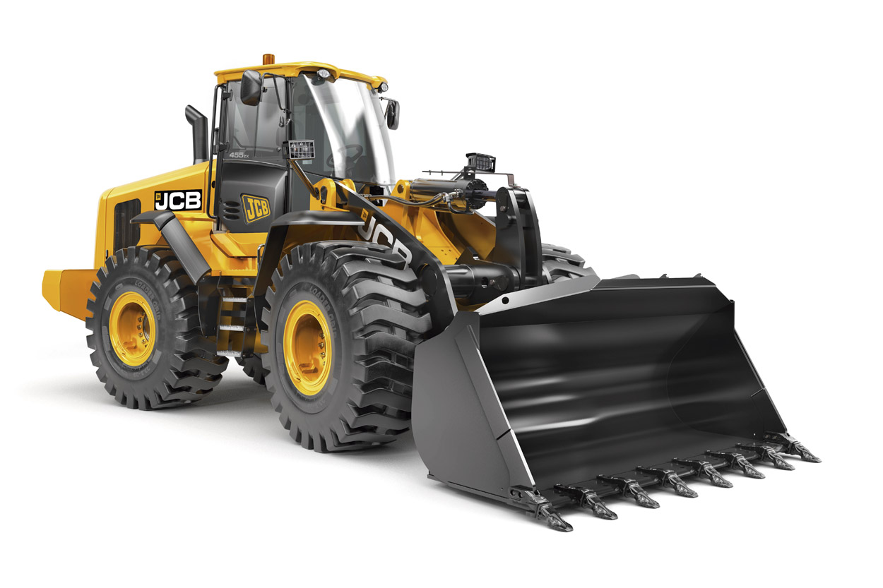 Nueva pala cargadora JCB 455ZX en Uruguay