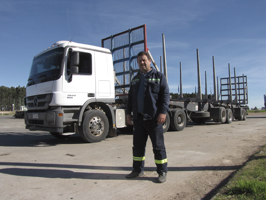 La experiencia de manejar un bitren forestal