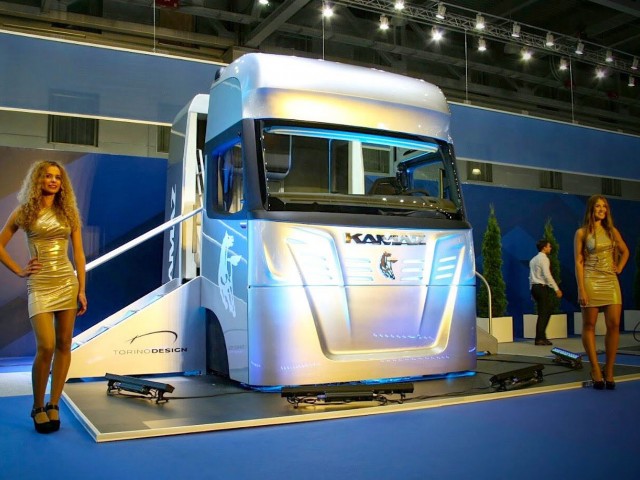 KAMAZ presentó una revolucionaria cabina Transformer