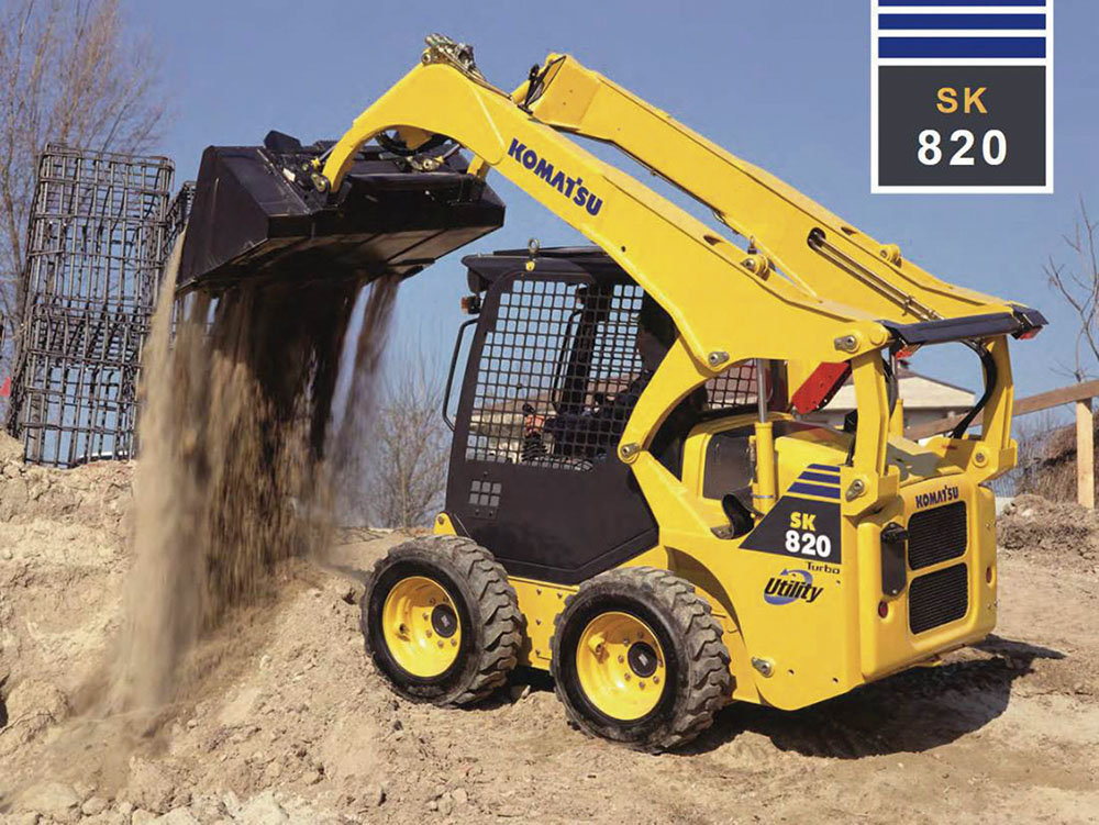 Komatsu Latinoamérica introduce minicargador de construcción en Uruguay