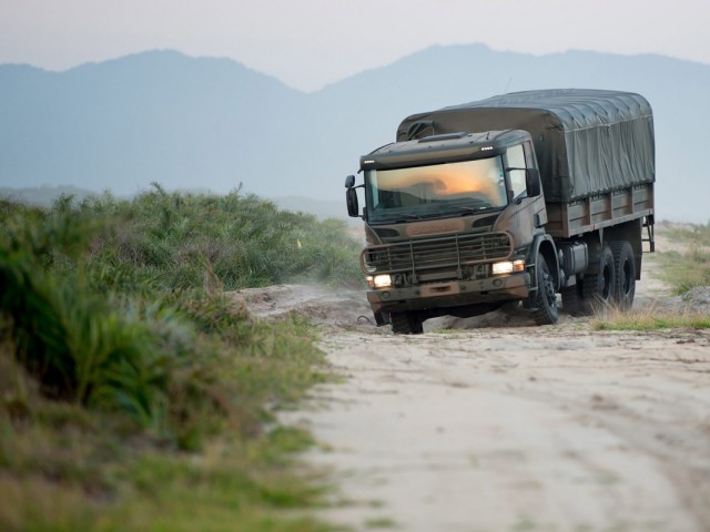 Scania lleva su experiencia en seguridad y defensa para la feria internacional LAAD