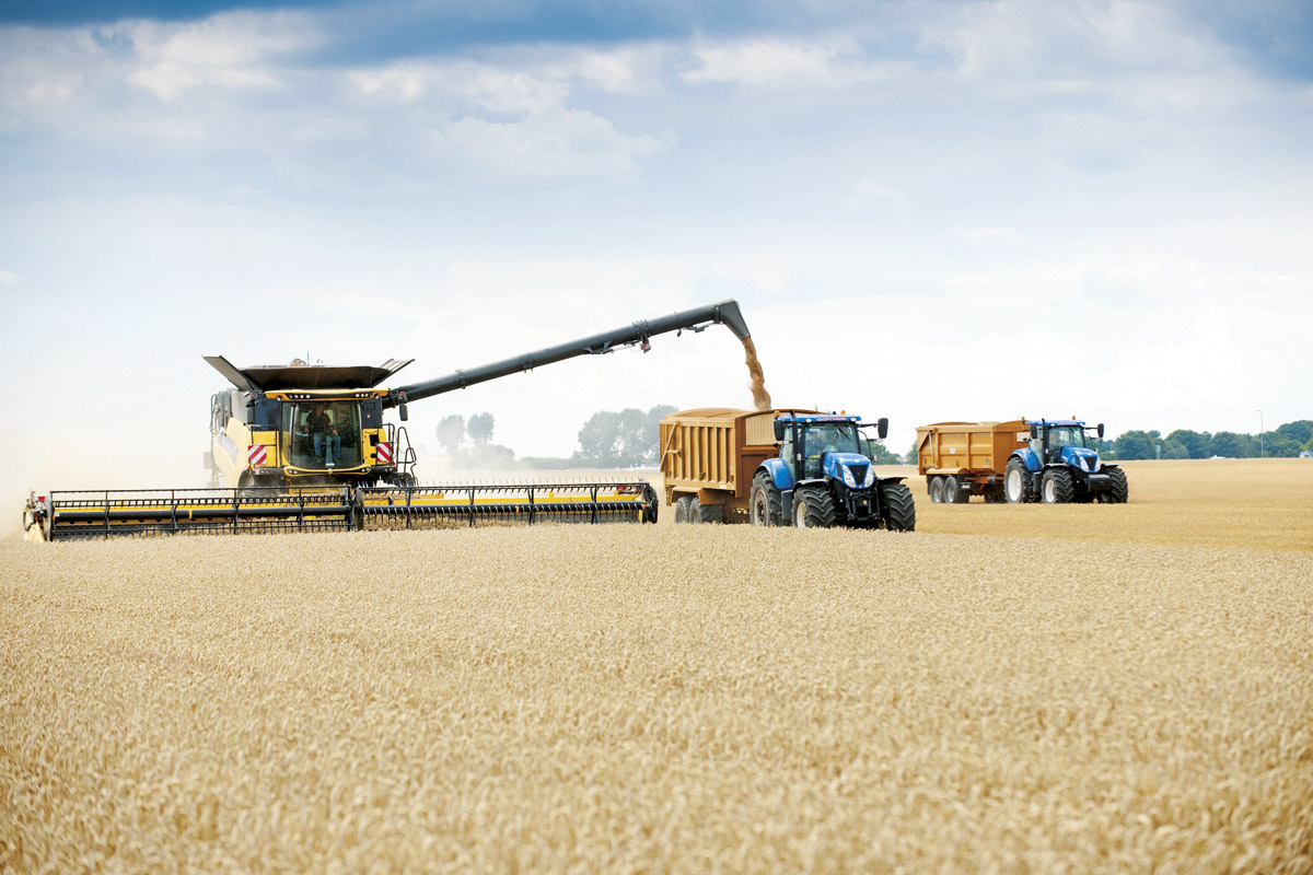 La CR10.90 de New Holland Agriculture rompe el récord mundial Guinness para la mayor cantidad de trigo cosechado en ocho horas