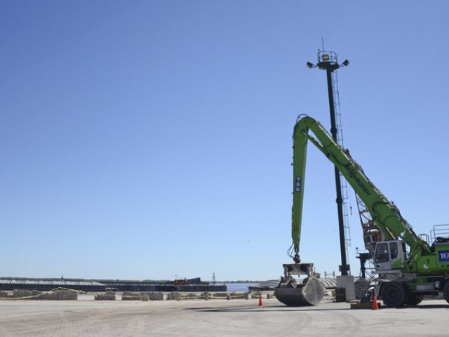 Se inauguraron obras de ampliación en el puerto granelero de Nueva Palmira