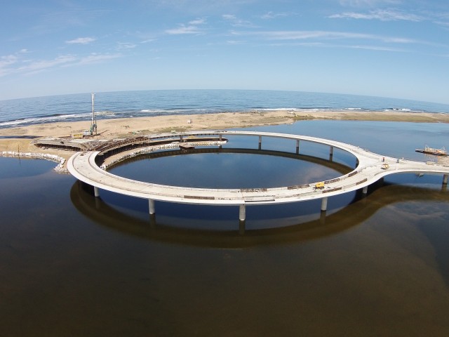 SACEEM culminó la construcción del puente  sobre Laguna Garzón