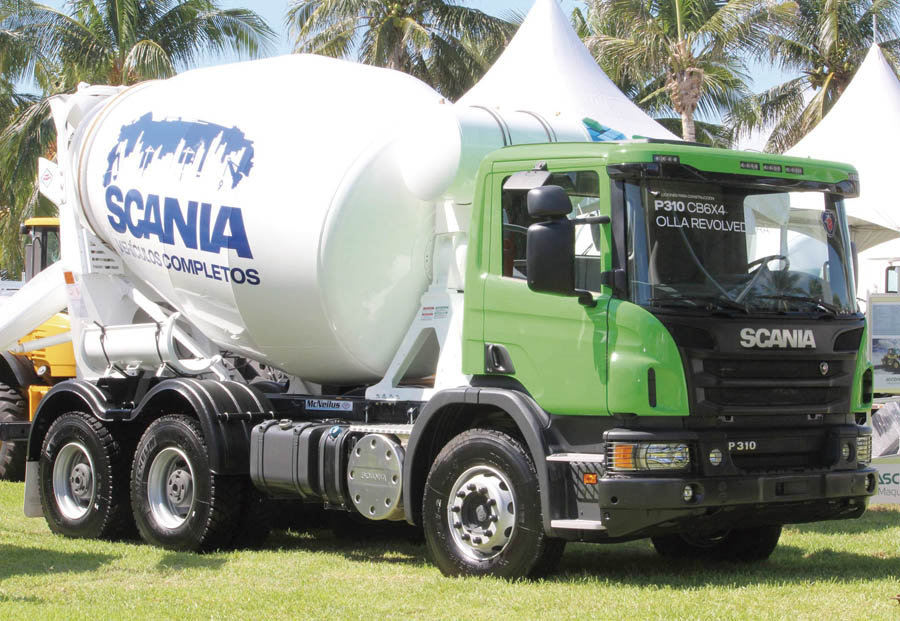 Scania presenta en México las ventajas de sus vehículos para construcción