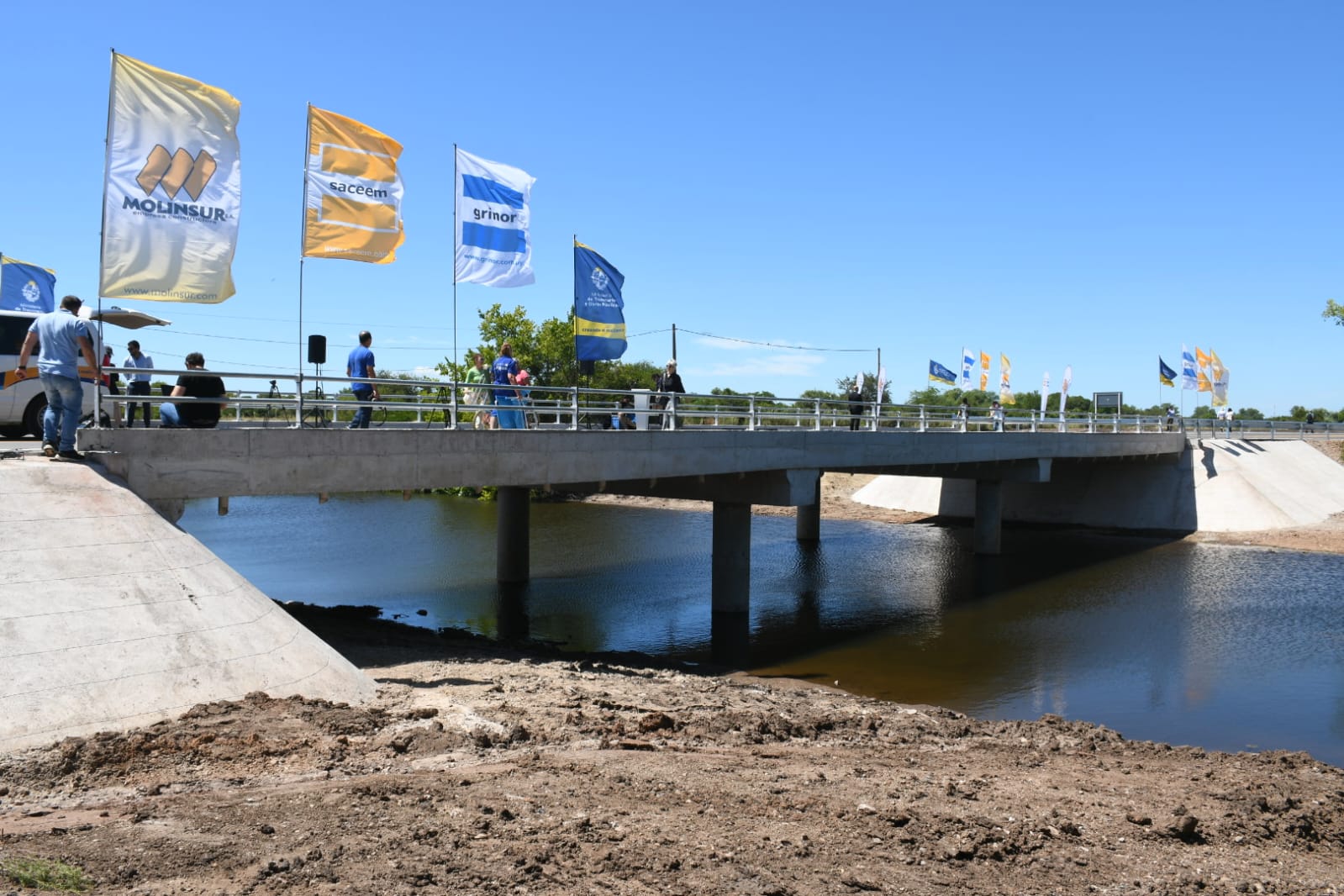 Ruta 81: Se inauguró nuevo puente sobre el Arroyo Solís Grande