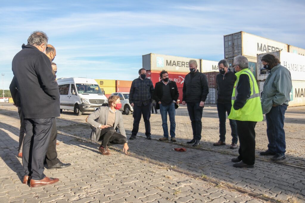 Autoridades de AFE visitaron terminal Cuenca del Plata