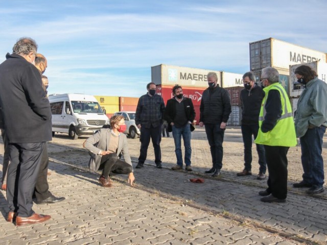 Autoridades de AFE visitaron terminal Cuenca del Plata