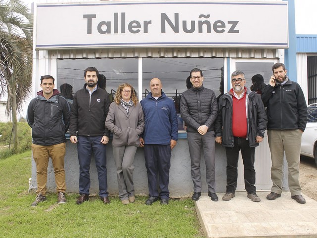 Integrantes de Cummins  visitaron Taller Núñez en Rocha