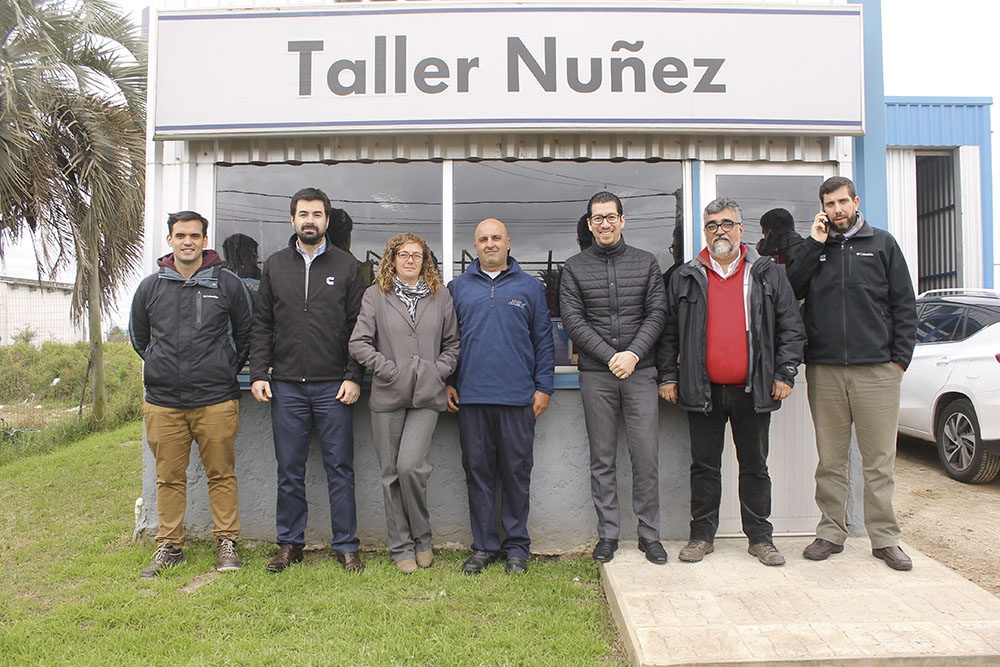 Integrantes de Cummins  visitaron Taller Núñez en Rocha