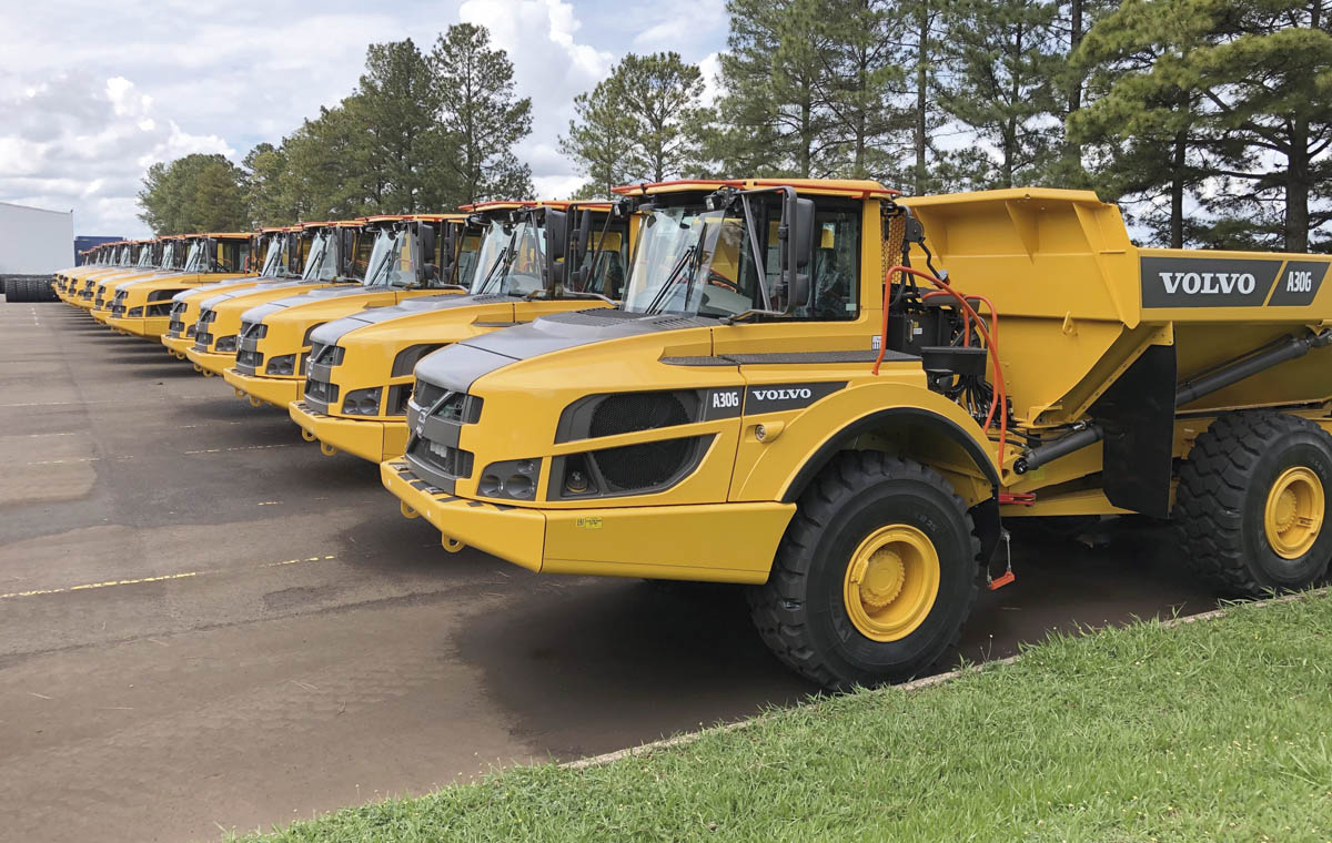 Volvo CE exporta 50 dúmperes articulados de Brasil a Europa durante la pandemia