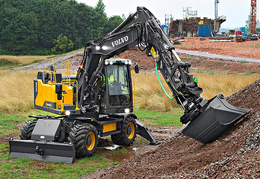 Las excavadoras Volvo EW160E y EW180E llevan la productividad hasta nuevas cotas