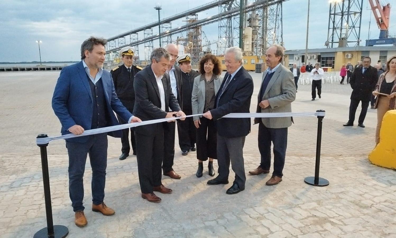 Puerto de Nueva Palmira: inauguración de la nueva Explanada Sur